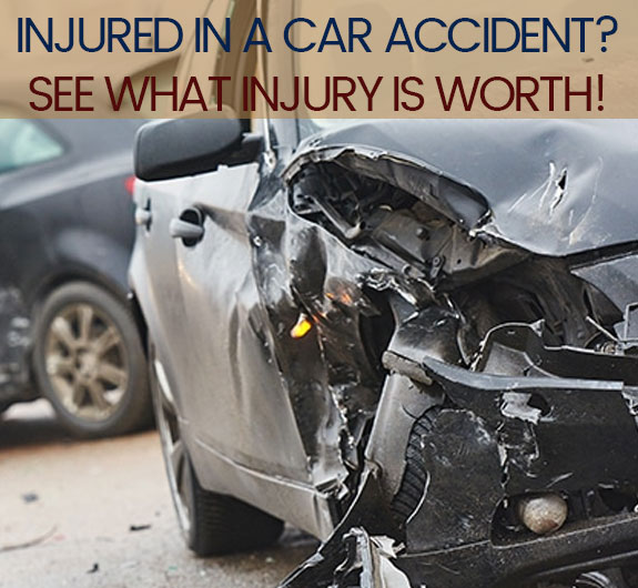 Injured in a Car Accident? - See What Injury is Worth